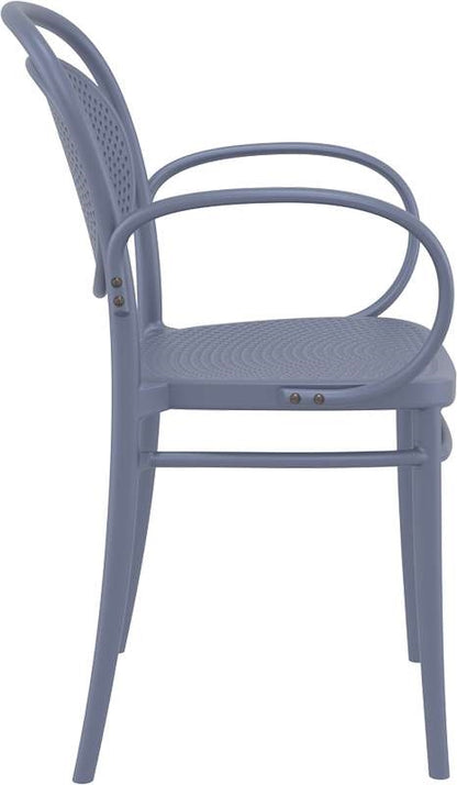 MARCEL XL DARK GREY ΠΟΛΥΘΡΟΝΑ ΠΟΛ/ΝΙΟΥ 57x52x85