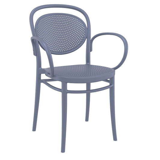 MARCEL XL DARK GREY ΠΟΛΥΘΡΟΝΑ ΠΟΛ/ΝΙΟΥ 57x52x85