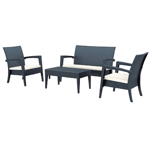 MIAMI SET DARK GREY ΜΕ ΜΑΞ. ΠΟΛ/ΝΙΟΥ