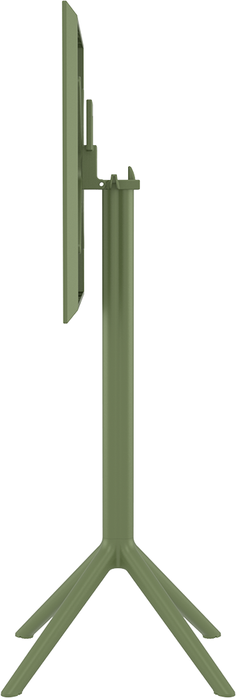 SKY OLIVE GREEN BAR FOLDING TABLE POLYWOOD 60x60x108