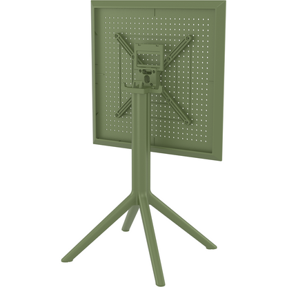 SKY OLIVE GREEN ΤΡΑΠΕΖΙ ΠΤΥΣ/ΝΟ ΠΟΛ/ΝΙΟΥ 60x60x74