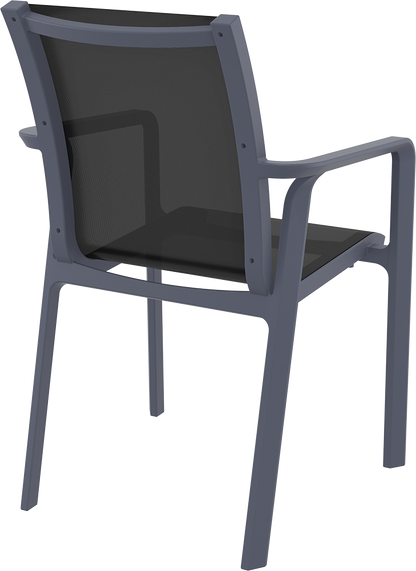 PACIFIC ΠΟΛΥΘΡΟΝΑ DARK GREY/BLACK ΠΟΛ/ΝΙΟΥ 57x62x90