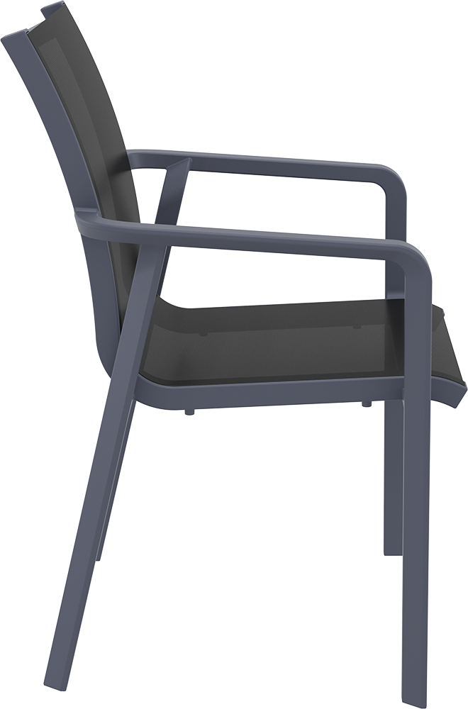 PACIFIC ΠΟΛΥΘΡΟΝΑ DARK GREY/BLACK ΠΟΛ/ΝΙΟΥ 57x62x90