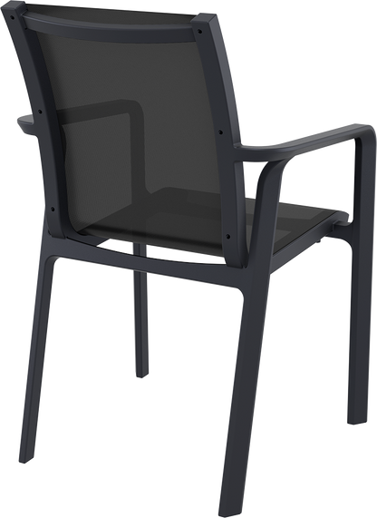 PACIFIC ΠΟΛΥΘΡΟΝΑ BLACK/BLACK ΠΟΛ/ΝΙΟΥ 57x62x90