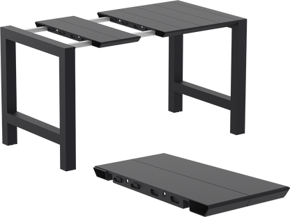 VEGAS BAR BLACK ΕΠΕΚΤ. ΠΟΛ/ΝΙΟΥ 100x100/140εκ