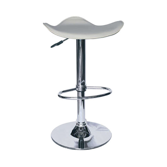 Σκαμπό Μπαρ 2 Τμχ Bar5 Cream PVC 44x44x85