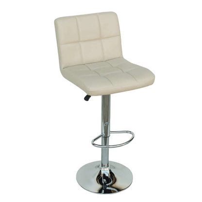 Σκαμπό Μπαρ 2 Τμχ Bar40 Cream PU 43x52x113