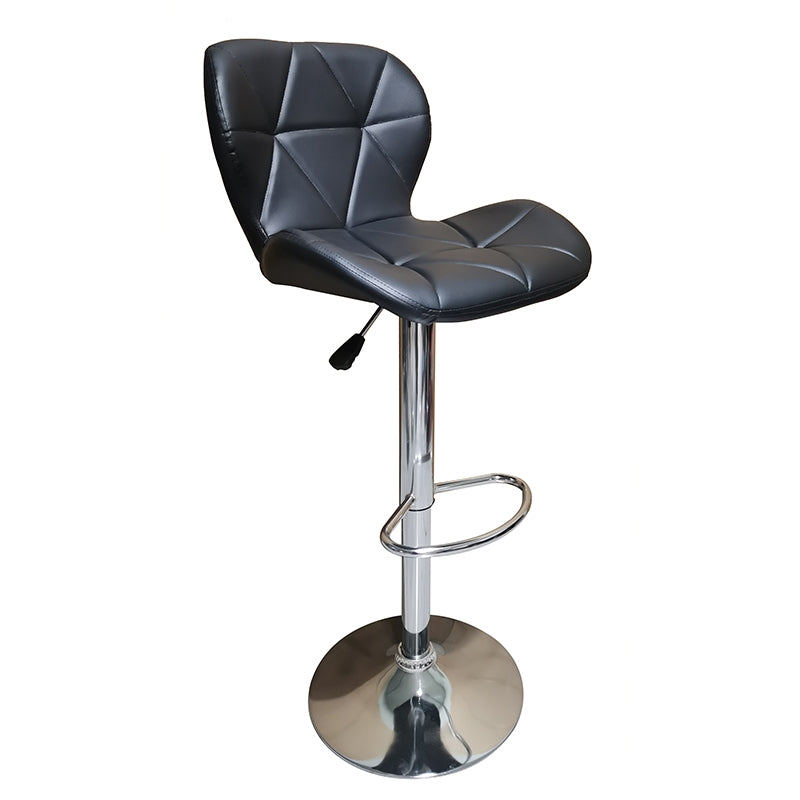 Σκαμπό Μπαρ 2 Τμχ Bar91 Black PU 48x49x109