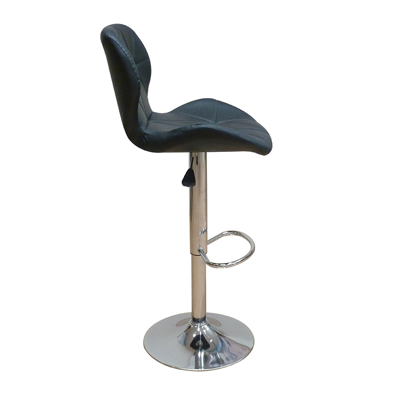 Σκαμπό Μπαρ 2 Τμχ Bar91 Black PU 48x49x109