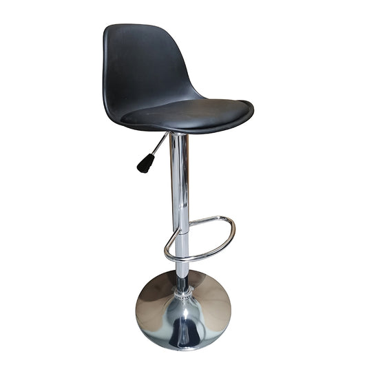 Σκαμπό Μπαρ 2 Τμχ Bar92 Black PU/PP 37x33x102