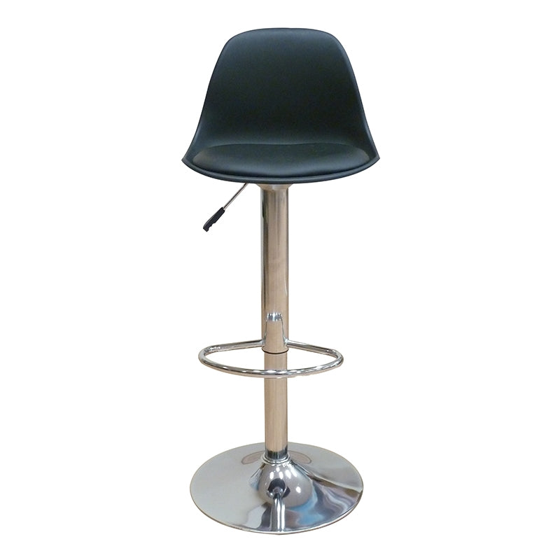 Σκαμπό Μπαρ 2 Τμχ Bar92 Black PU/PP 37x33x102