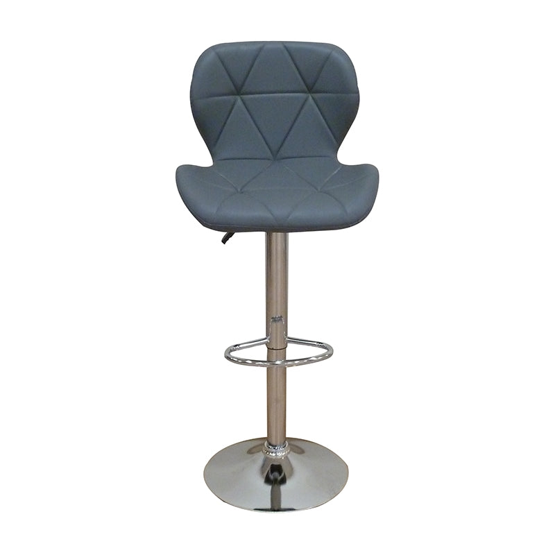 BAR91 GREY PU(Σ2)ΣKAMΠO ΜΕ ΑΜΟΡΤΙΣΕΡ 48X49X109εκ.