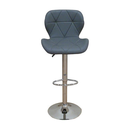 BAR91 GREY PU(Σ2)ΣKAMΠO ΜΕ ΑΜΟΡΤΙΣΕΡ 48X49X109εκ.