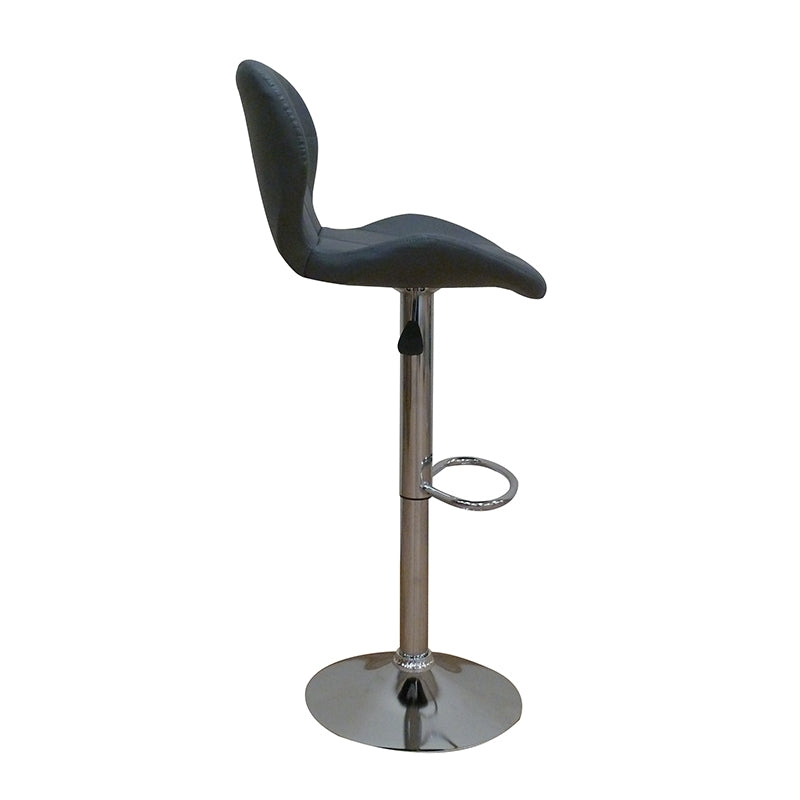 Σκαμπό Μπαρ 2 Τμχ Bar91 Grey PU 48x49x109