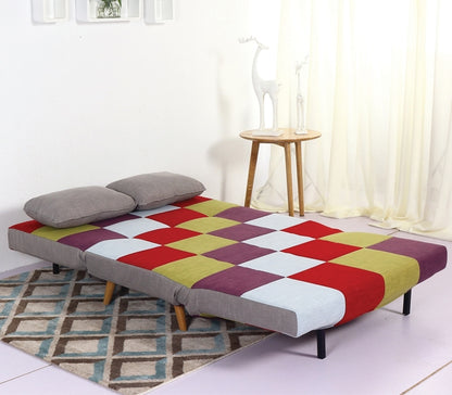 SARA PATCHWORK ΥΦΑΣΜΑ ΚΑΝΑΠΕΣ/ΚΡΕΒΑΤΙ 120x89x87