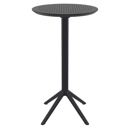 SKY BLACK BAR FOLDING TABLE Ø60x108