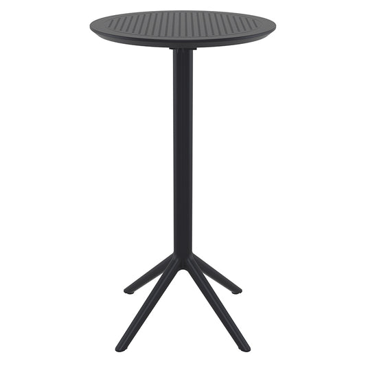SKY BLACK BAR FOLDING TABLE Ø60x108