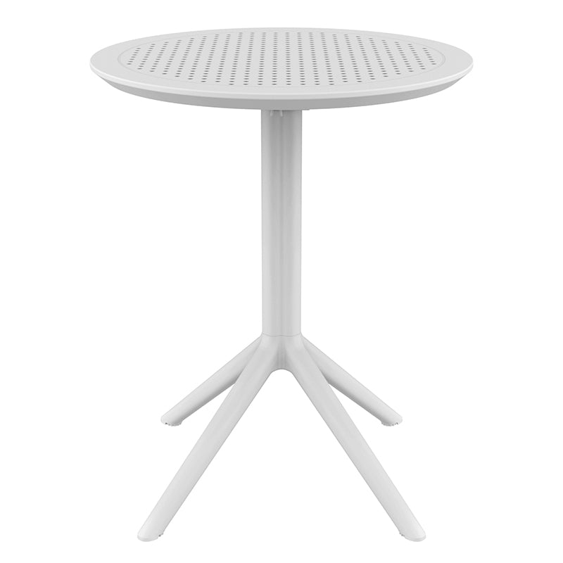 SKY WHITE ΤΡΑΠΕΖΙ ΠΤΥΣ/ΝΟ ΠΟΛ/ΝΙΟΥ Φ60x74