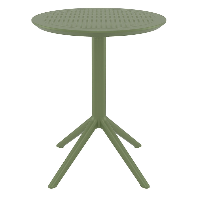 SKY OLIVE GREEN ΤΡΑΠΕΖΙ ΠΤΥΣ/ΝΟ ΠΟΛ/ΝΙΟΥ Φ60x74