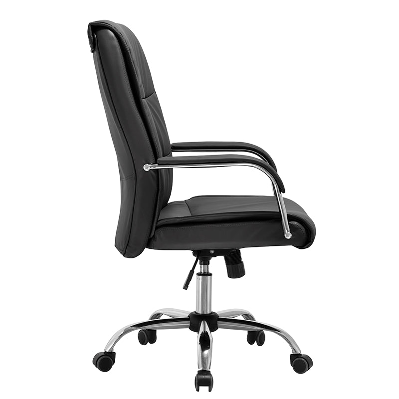 A3650 ΜΑΥΡΗ ΠΟΛΥΘΡΟΝΑ ΓΡΑΦΕΙΟΥ 59.5x68x44-101/54-110