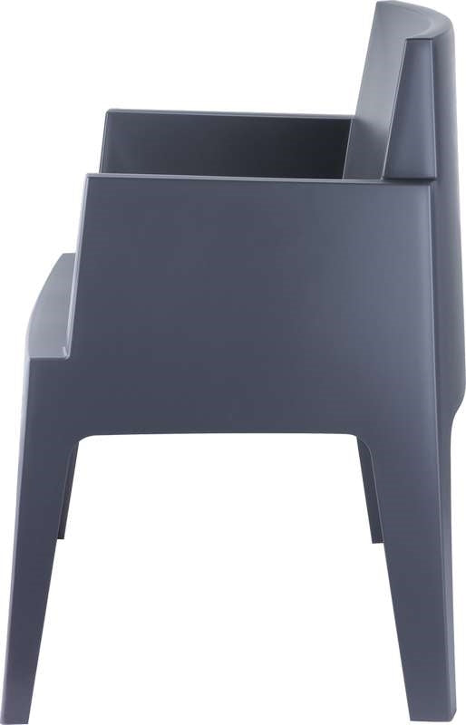 BOX DARK GREY ΠΟΛΥΘΡΟΝΑ ΠΟΛ/ΝΙΟΥ 65Χ58Χ80εκ.