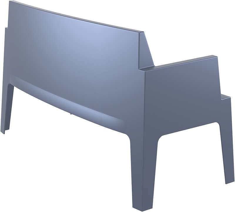 BOX DARK GREY KANAΠEΣ ΠΟΛ/ΝΙΟΥ 138Χ62Χ80εκ.