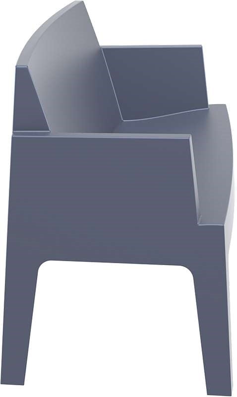 BOX DARK GREY KANAΠEΣ ΠΟΛ/ΝΙΟΥ 138Χ62Χ80εκ.
