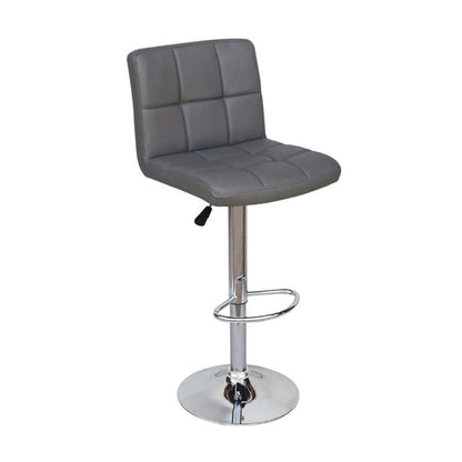 Σκαμπό Μπαρ 2 Τμχ Bar40 Grey PU 43x52x113