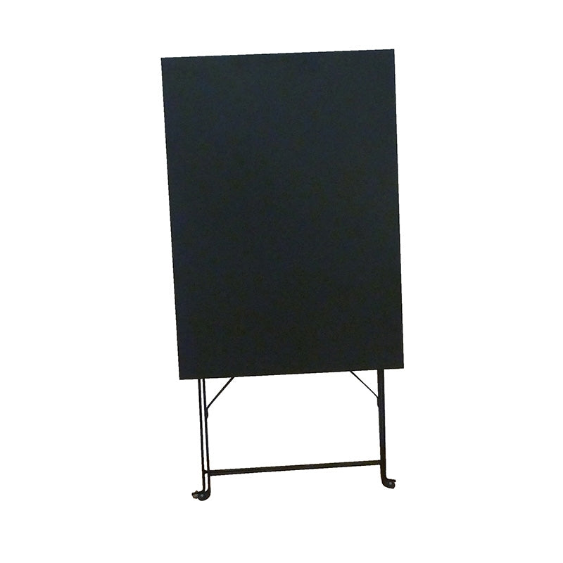 ALMA BLACK FOLDING METAL TABLE 50x70x75