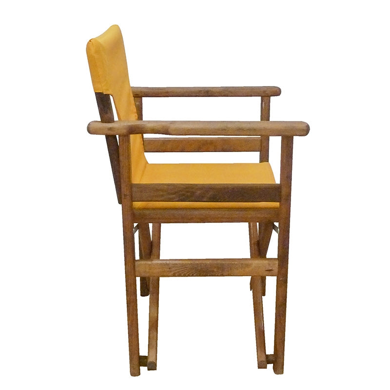TORINO WALNUT DIRECTOR WITH YELLOW TEXTILENE 600gr 59.5x53x45.5-86.5