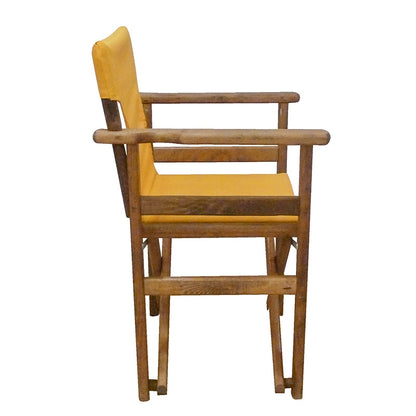 TORINO WALNUT DIRECTOR WITH YELLOW TEXTILENE 600gr 59.5x53x45.5-86.5