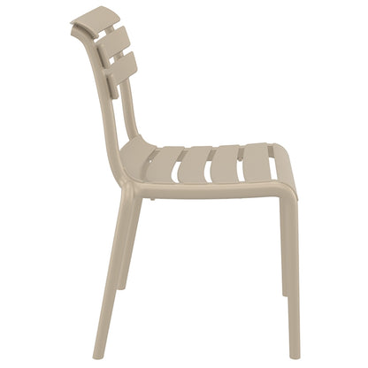 HELEN TAUPE POLYPROPYLENE CHAIR 50x59x84