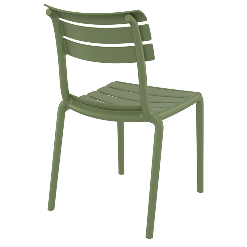 HELEN OLIVE GREEN POLYURETHANE CHAIR 50x59x84