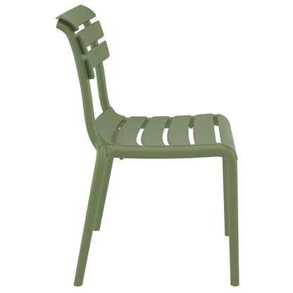 HELEN OLIVE GREEN POLYURETHANE CHAIR 50x59x84
