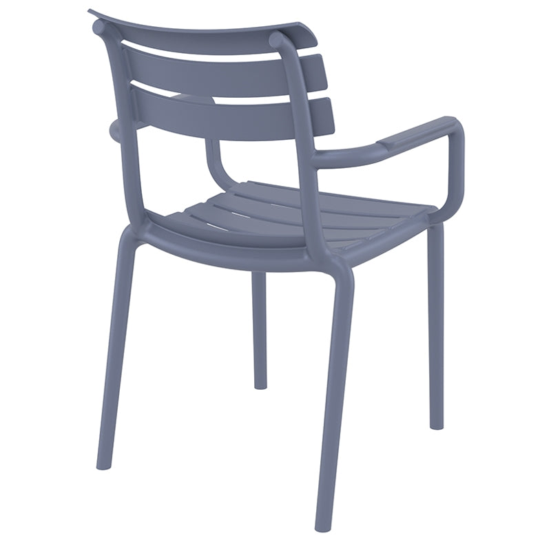 PARIS DARK GREY ΠΟΛΥΘΡΟΝΑ ΠΟΛ/ΝΙΟΥ 58x59x84
