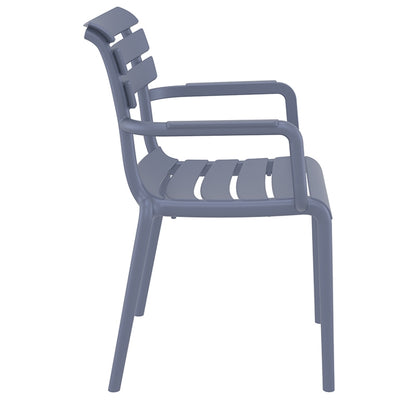 PARIS DARK GREY ΠΟΛΥΘΡΟΝΑ ΠΟΛ/ΝΙΟΥ 58x59x84