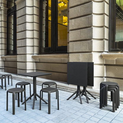 TOM ΣΚΑΜΠΟ BLACK ΠΟΛ/ΝΙΟΥ 34x34x45