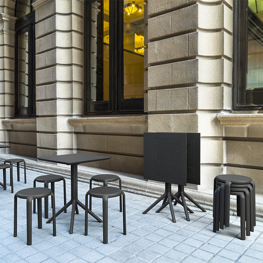 TOM ΣΚΑΜΠΟ BLACK ΠΟΛ/ΝΙΟΥ 34x34x45