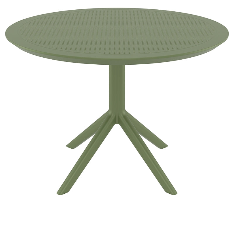 SKY OLIVE GREEN ΤΡΑΠΕΖΙ ΠΟΛ/ΝΙΟΥ Φ105x74