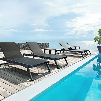 TROPIC ΞΑΠΛΩΣΤΡΑ DARK GREY/BLACK ΑΛΟΥΜ-ΠΟΛ/ΝΙΟΥ 210x72x31