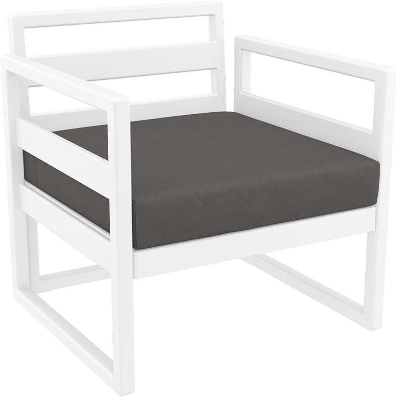 MYKONOS ΜΑΞΙΛΑΡΙ ΚΑΘΙΣΜΑΤΟΣ DARK GREY 65x65x10