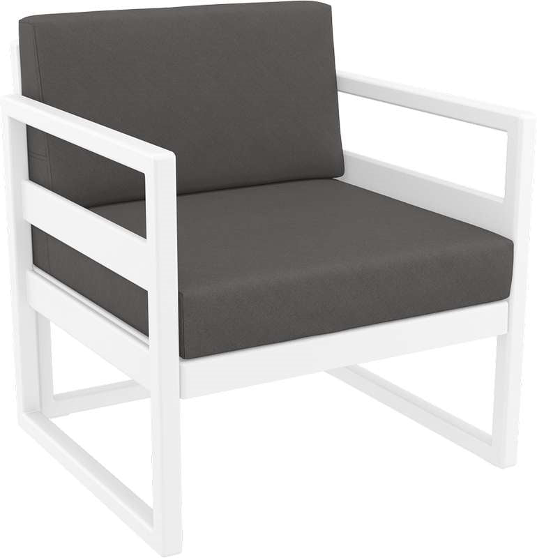 MYKONOS ΜΑΞΙΛΑΡΙ ΠΛΑΤΗΣ DARK GREY 65x35x16/9