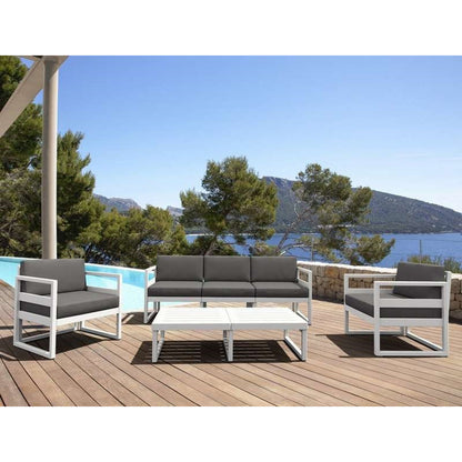 MYKONOS ΜΑΞΙΛΑΡΙ ΠΛΑΤΗΣ DARK GREY 65x35x16/9