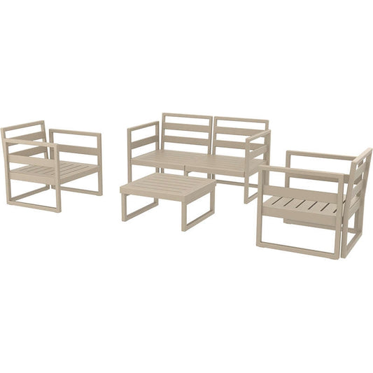 MYKONOS SET 2ΘΕΣ. TAUPE ΧΩΡΙΣ ΜΑΞ.