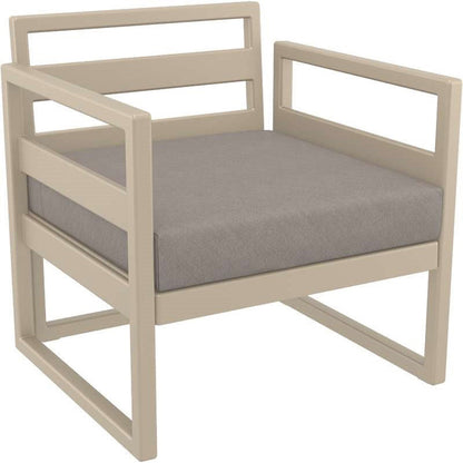 MYKONOS ΜΑΞΙΛΑΡΙ ΚΑΘΙΣΜΑΤΟΣ LIGHT BROWN 65x65x10