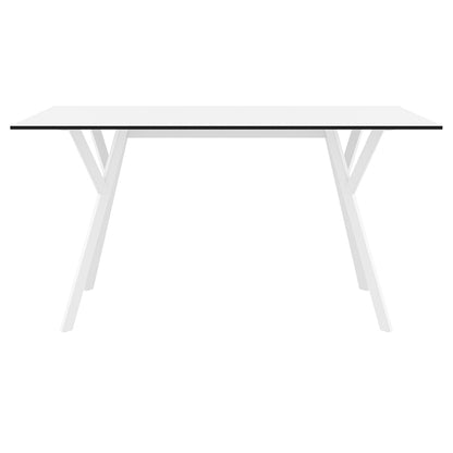 MAX ΤΡΑΠΕΖΙ WHITE LAMINATE 12mm 140x80x74