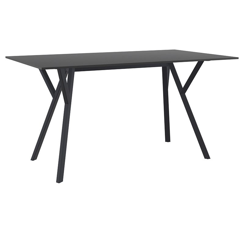 MAX ΤΡΑΠΕΖΙ BLACK LAMINATE 12mm 140x80x74