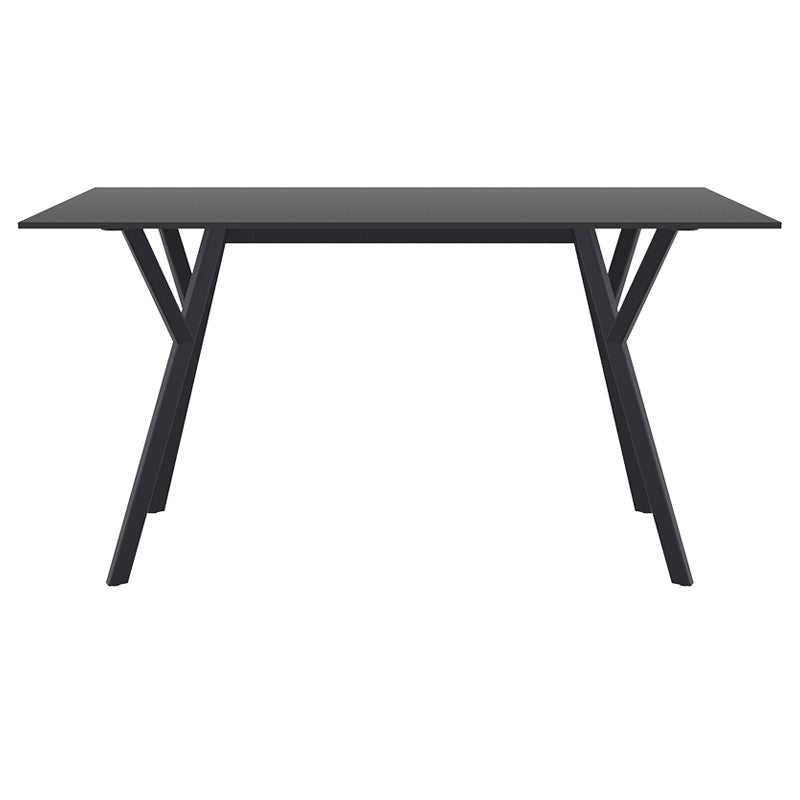 MAX ΤΡΑΠΕΖΙ BLACK LAMINATE 12mm 140x80x74