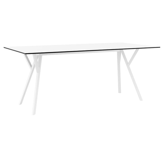 MAX ΤΡΑΠΕΖΙ WHITE LAMINATE 12mm 180x90x74