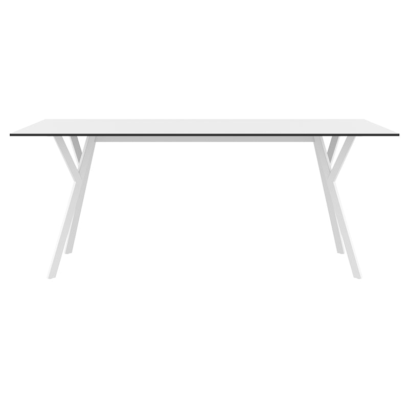 MAX ΤΡΑΠΕΖΙ WHITE LAMINATE 12mm 180x90x74